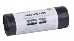 Donau Home Worki na śmieci DONAU HOME, mocne (LDPE), 60l, 20 szt., czarne