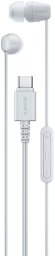 Sony IER‑EX15C USB‑C su laidu Earbuds with Mic, Baltas | Sony