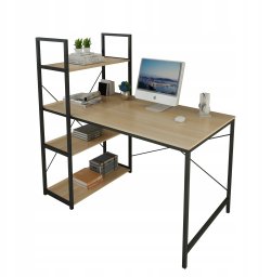 Biurko ModernHome Beżowe 120 cm x 64 cm