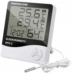 Stacja pogodowa DIGI+ BEZPRZEWODOWA STACJA POGODY TERMO-HIGROMETR ZEWNĘTRZNA SONDA ZEGAR BUDZIK