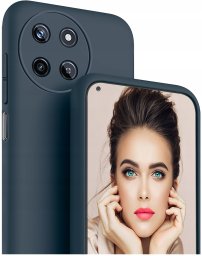 krainaGSM Etui do Realme 11 4G CASE Silicone ELASTYCZNE PLECKI + Szkło 9H
