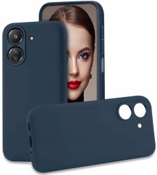 krainaGSM Etui do Xiaomi Redmi 13C | Poco C65 CASE MATT Plecki + SZKŁO OCHRONNE 9H