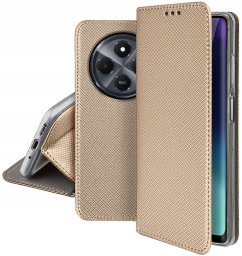 krainaGSM Etui do Xiaomi Redmi 14C SMART MAGNET CASE PORTFEL + SZKŁO OCHRONNE 9H