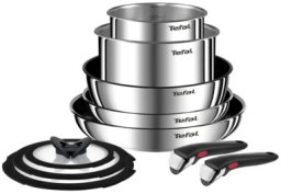 Puodų ir keptuvių rinkinys, Tefal Ingenio Emotion 10 dalių rinkinys