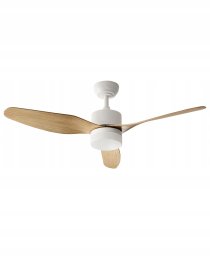 Wentylator sufitowy z lampą ANDERSON Z pilotem Jasnobrązowy