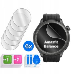 FOLIA do Amazfit Balance HYDROŻELOWA OCHRONNA na ekran 3D 6 sztuk