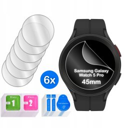 FOLIA do Samsung Galaxy Watch 5 Pro 45mm HYDROŻELOWA na ekran 6 sztuk