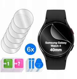 FOLIA do Samsung Galaxy Watch 4 40mm HYDROŻELOWA OCHRONNA na ekran 6 sztuk
