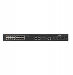 BCS-L-SP1602G-2SFP-M(2) BCS Switch zarządzalny 16x PoE, 2x RJ45, 2x SFP Gigabit