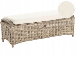 Beliani Otomana ogrodowa SUSUA 140 cm Rattan