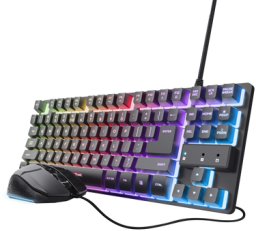 Klaviaturas komplekts Trust GXT798W US melns 8713439255867 25586 (8713439255867)