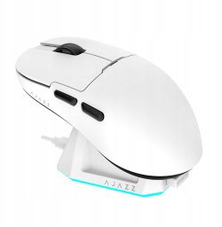 Mysz gamingowa bezprzewodowa  Ajazz  AJ159P MC -3 Mod-White-Pixart 3311 Charging Dock