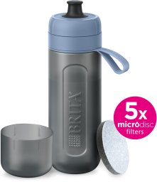 Brita Butelka filtrująca Active Pastelowy błękit + 5 filtrów do wody