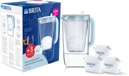 Dzbanek filtrujący Brita Glass + 3 x filtr MAXTRA PRO Pure Performance Niebieski
