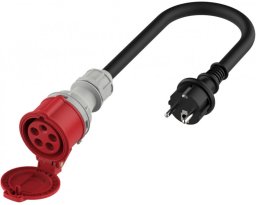 PLATINET EV ADAPTER 11KW CEE female to 3.5KW Schuko plug single-phase, max 3.68KW @16A,0.2M