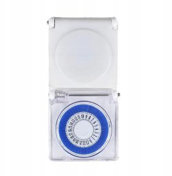 Plastrol Programator czasowy mechaniczny 24h IP44 SCHUKO PC-2M/S/44
