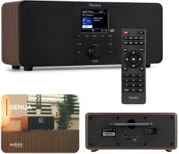 Radio Audizio Radio cyfrowe Genua DAB+ FM stereo brązowe one size