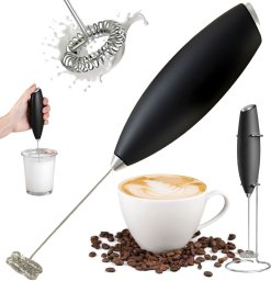 Spieniacz do mleka Verk Czarny