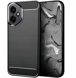Etui do Honor 400 (Czarne, Pancerne, Karbonowe, Ochronne, Plecki, Case)