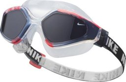 Nike Okulary pływackie Expanse Swim Mask bezbarwno-czerwone NESSC151-620 OS