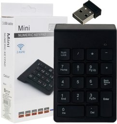 TG67391 BEZPRZEWODOWA KLAWIATURA NUMERYCZNA USB LAPTOP PC