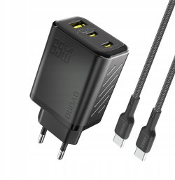 Ładowarka sieciowa Dudao A29C 65W GaN + kabel USB-C - czarna