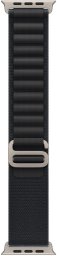 49mm Black Alpine Loop - Medium - Natural Titanium Finish