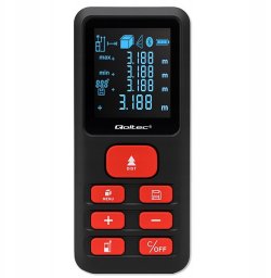 Dalmierz laserowy Qoltec Cyfrowy dalmierz laserowy | podwietlany LCD | 120m