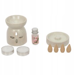 Home Styling Collection Kominek zapachowy + kadzidła HAPO, 9 elementów