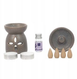 Home Styling Collection Kominek zapachowy + kadzidła HAPO, 9 elementów