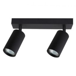 Kinkiet GU10 LED Lucerno ruchomy x2 czarny