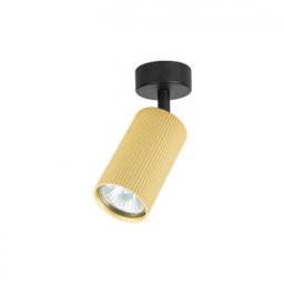 Kinkiet GU10 LED Lucerno ruchomy x1 czarny+złoty