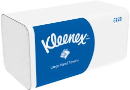 Kleenex Kleenex - Ręcznik papierowy w składce V, celuloza, 2-warstwy - 124 x 15=1860 odcinków