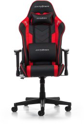 Žaidimų kėdė DXRacer Prince P132-NR Gaming Chair, Juoda-raudona