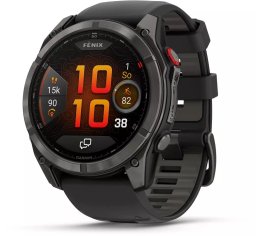 Zegarek sportowy Garmin Fenix 8 Pro AMOLED - 51 mm Czarny (010-03199-01)