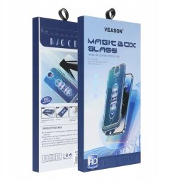 Veason Szkło Hartowane 6D Pro Easy-Install Glass + Aplikator - do Iphone 17 czarny