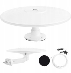 Antena RTV Maclean Antena wielokierunkowa DVB-T/T2 HEVC , aktywna, camper, 12V, MCTV-103