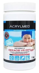 Acrylmed Acrylmed 1kg Dezacid VR OXY Tabletki tlenowe do dezynfekcji wody basenowej