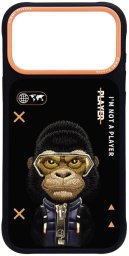 Etui Nimmy Cool&Cute 2.0 Gorilla do iPhone 17 Pro Max czarny