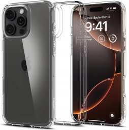 Spigen Etui Spigen Ultra Hybrid do Apple iPhone 17 Pro Crystal Clear