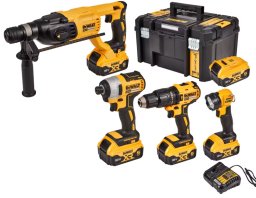 Zestaw elektronarzędzi Dewalt 8-elementowy (DCK440P2T-QW)