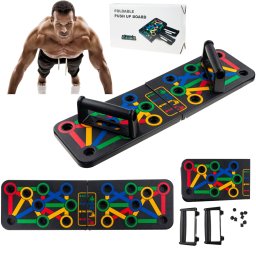 AF18 DESKA UCHWYTY DO POMPEK ĆWICZEŃ POMPKI PUSH 14w1