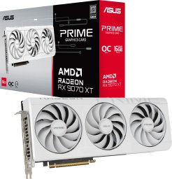 Karta graficzna Asus Prime Radeon RX 9070 XT White OC 16GB GDDR6 (PRIME-RX9070XT-O16G)