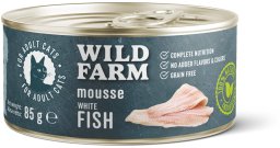 Wild Farm WILD FARM Mousse White Fish 85g mus dla kota