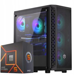 KOMPUTER GAMINGOWY RYZEN 5 7500 RX 9060 XT 32GB DDR5 1TB M2