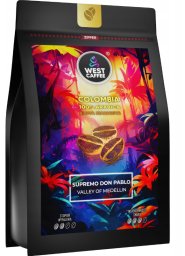 KAWA ZIARNISTA Kolumbia 250g 100% Arabica -Supremo don Pablo- ŚWIEŻO PALONA
