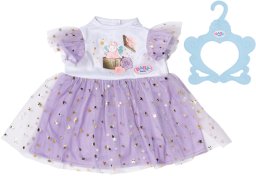 Zapf Baby born - Liliowa sukienka tutu 43cm