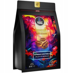 KAWA ZIARNISTA Kolumbia 500g 100% Arabica -Supremo don Pablo- ŚWIEŻO PALONA