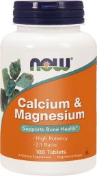  NOW Foods Calcium Magnesium 100 tabletek