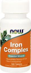  NOW Foods Iron Complex 100 tabletek